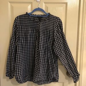 J.Crew Gingham Blouse